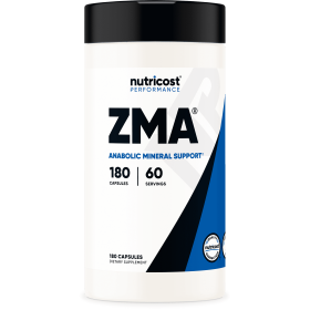 Nutricost ZMA 180 Capsules - Non-GMO and Gluten Free ZMA Supplement