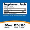 Nutricost Pregnenolone 50mg, 120 Capsules - Non-GMO, Gluten Free Supplement