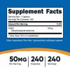 Nutricost DHEA 50mg, 240 Capsules - Gluten Free, Soy Free, Non-GMO, Supplement