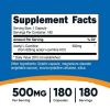 Nutricost Acetyl L-Carnitine 500mg, 180 Capsules - Non-GMO & Gluten Free Supplement