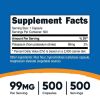 Nutricost Potassium Citrate 99mg, 500 Capsules - Non-GMO & Gluten Free Supplement